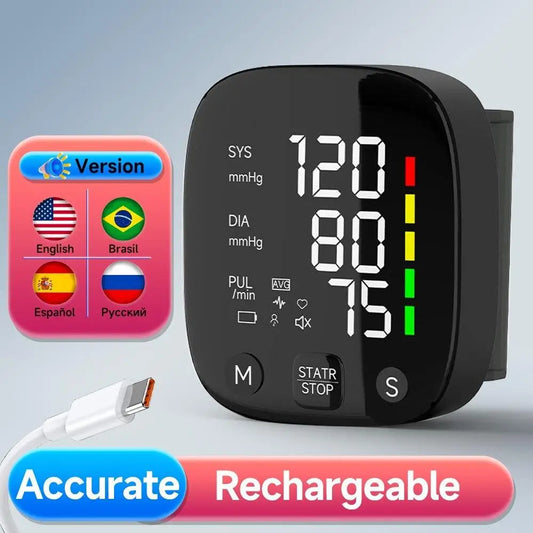 Wrist blood pressure tonometer